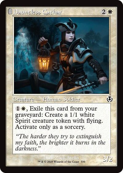 Dauntless Cathar (Retro Frame) (Innistrad Remastered) Near Mint Foil