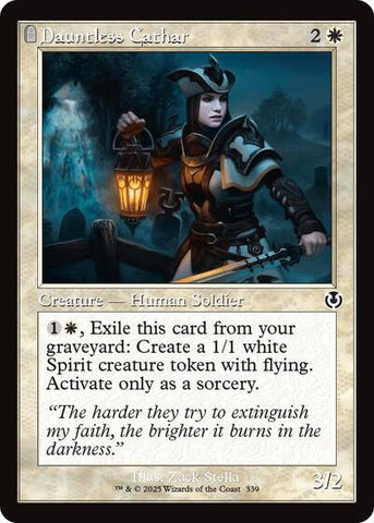 Dauntless Cathar (Retro Frame) (Innistrad Remastered) Near Mint Foil