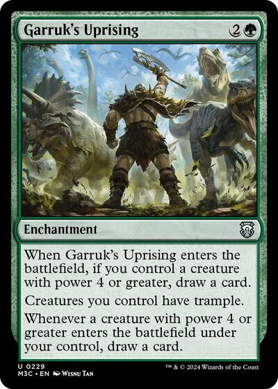 Garruk's Uprising (Commander: Modern Horizons 3) Near Mint