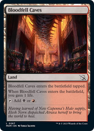 Bloodfell Caves (March of the Machine) Near Mint