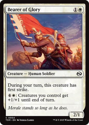 Bearer of Glory (Tarkir: Dragonstorm) Near Mint Foil