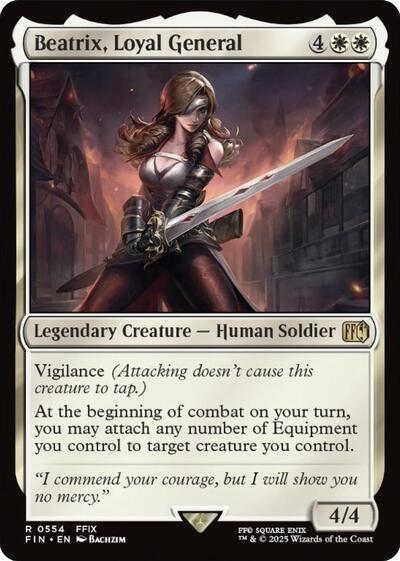 Beatrix, Loyal General (Universes Beyond: FINAL FANTASY) Near Mint