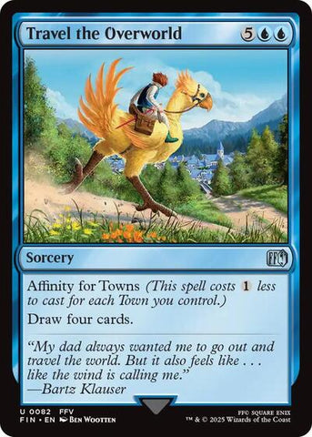 Travel the Overworld (Universes Beyond: FINAL FANTASY) Near Mint Foil