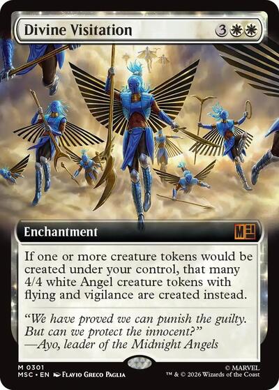 Divine Visitation (Extended Art) (Commander: Marvel Super Heroes) Near Mint