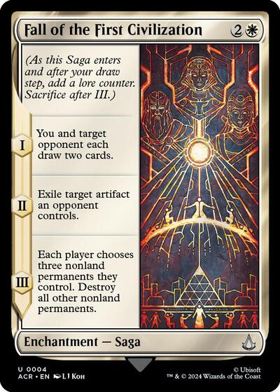 Fall of the First Civilization (Universes Beyond: Assassin's Creed) Near Mint Foil