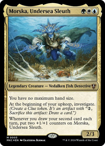 Morska, Undersea Sleuth (Commander: Murders at Karlov Manor) Near Mint Foil