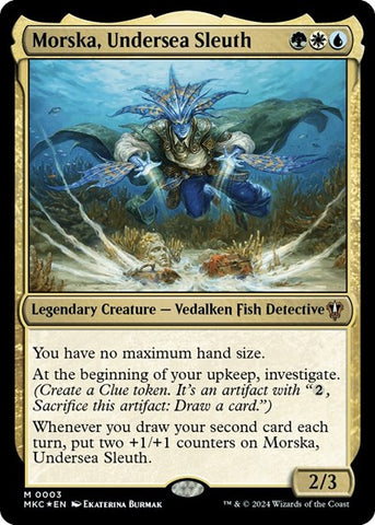 Morska, Undersea Sleuth (Commander: Murders at Karlov Manor) Near Mint Foil