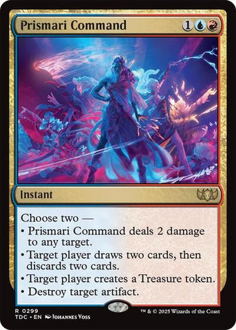 Prismari Command (Commander: Tarkir: Dragonstorm) Near Mint
