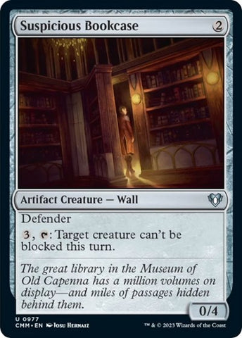 Suspicious Bookcase (Commander Masters) Near Mint