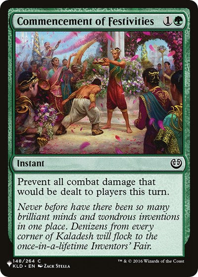 Commencement of Festivities (The List) Near Mint