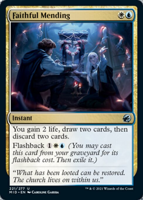 Faithful Mending (Innistrad: Midnight Hunt) Near Mint