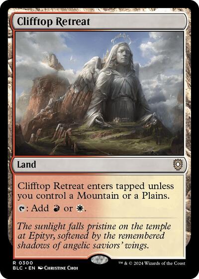 Clifftop Retreat (Commander: Bloomburrow) Near Mint