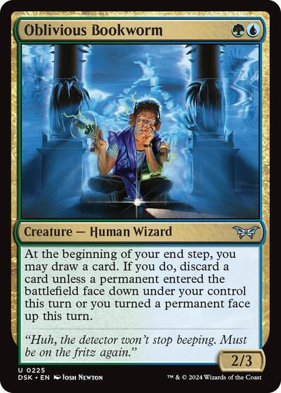 Oblivious Bookworm (0225) (Duskmourn: House of Horror) Near Mint