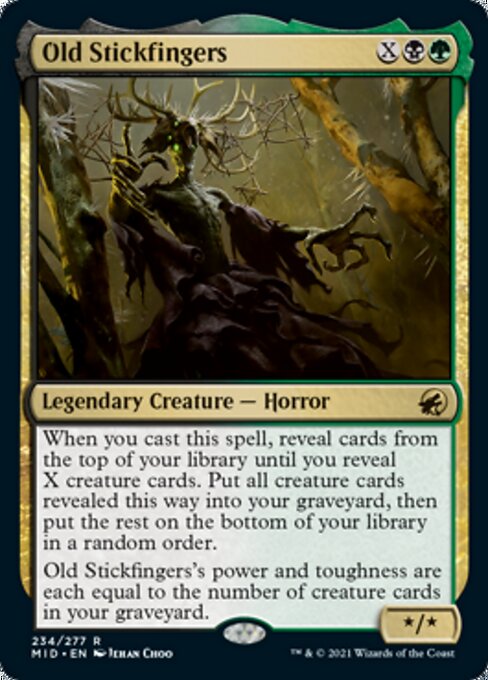 Old Stickfingers (Innistrad: Midnight Hunt) Near Mint