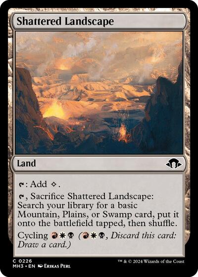 Shattered Landscape (Modern Horizons 3) Near Mint Foil