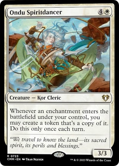 Ondu Spiritdancer (Commander Masters) Light Play
