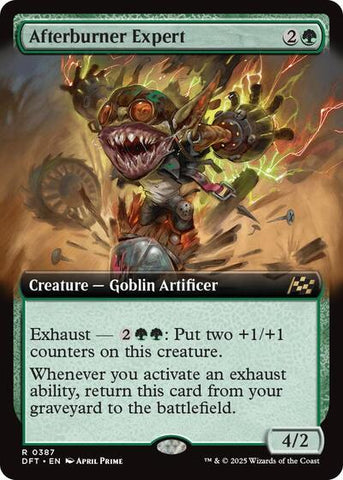 Afterburner Expert (Extended Art) (Aetherdrift) Near Mint