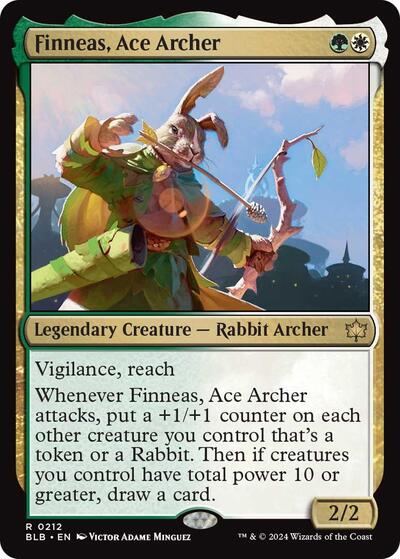 Finneas, Ace Archer (Bloomburrow) Near Mint Foil