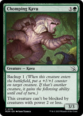 Chomping Kavu (March of the Machine) Near Mint Foil