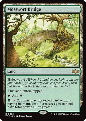 Mosswort Bridge (Commander: Tarkir: Dragonstorm) Near Mint