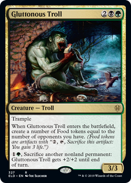 Gluttonous Troll (Throne of Eldraine) Near Mint