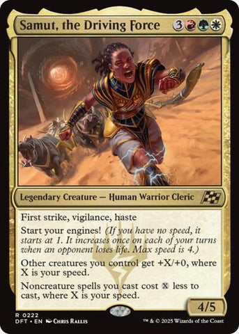 Samut, the Driving Force (Aetherdrift) Near Mint Foil