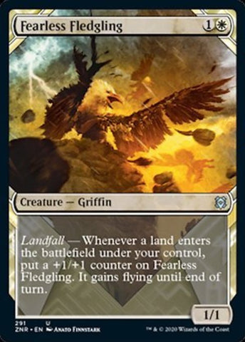 Fearless Fledgling (Showcase) (Zendikar Rising) Near Mint Foil