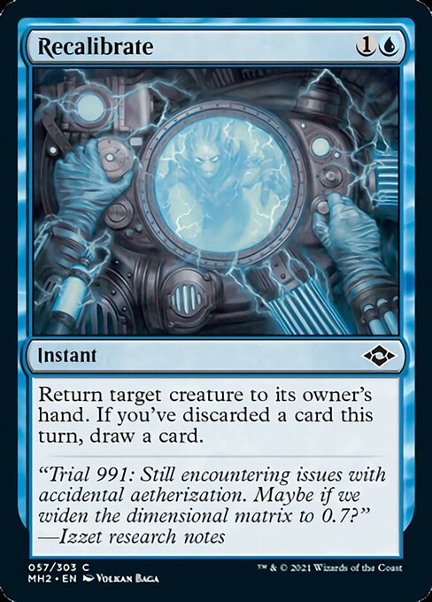 Recalibrate (Modern Horizons 2) Near Mint Foil