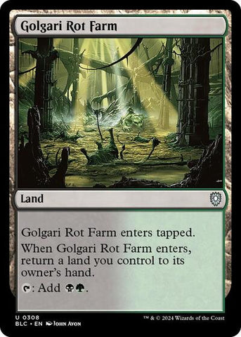 Golgari Rot Farm (Commander: Bloomburrow) Near Mint