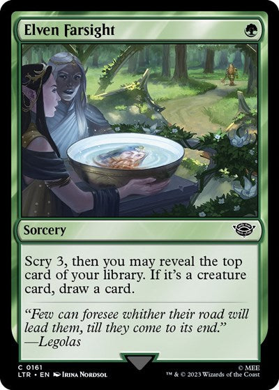 Elven Farsight (Universes Beyond: The Lord of the Rings: Tales of Middle-earth) Near Mint Foil