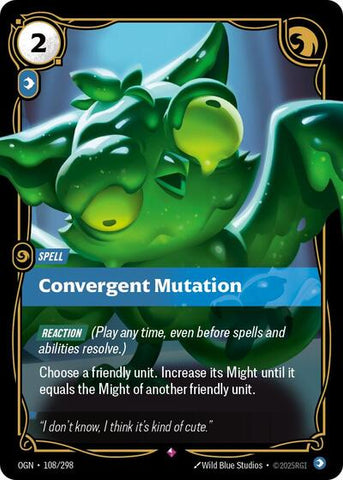 Convergent Mutation (Origins) Near Mint Foil