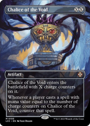 Chalice of the Void (Borderless) (Commander: The Lost Caverns of Ixalan) Light Play