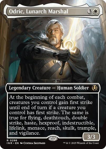 Odric, Lunarch Marshal (Borderless) (Innistrad Remastered) Near Mint Foil