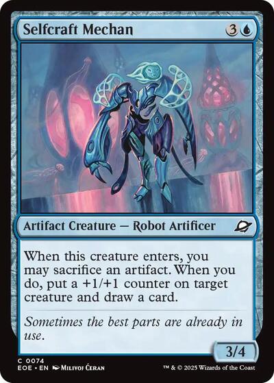 Selfcraft Mechan (Edge of Eternities) Near Mint Foil