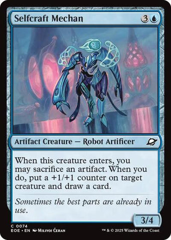 Selfcraft Mechan (Edge of Eternities) Near Mint Foil