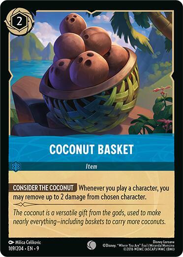 Coconut Basket (Fabled) Near Mint Cold Foil