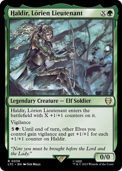 Haldir, Lorien Lieutenant (Commander: The Lord of the Rings: Tales of Middle-earth) Near Mint