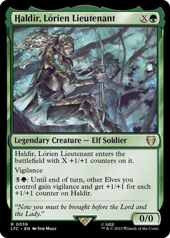 Haldir, Lorien Lieutenant (Commander: The Lord of the Rings: Tales of Middle-earth) Near Mint