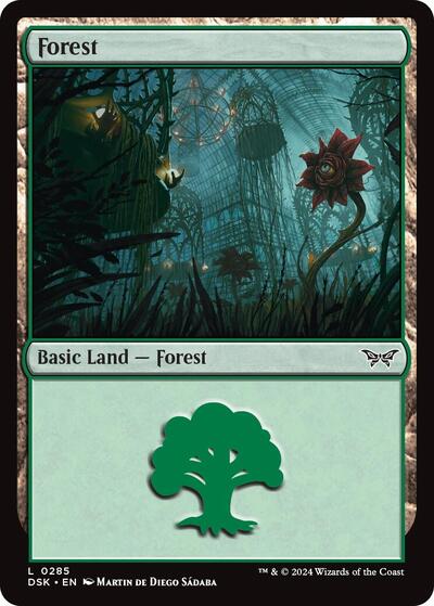 Forest (0285) (Duskmourn: House of Horror) Near Mint Foil