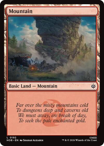 Mountain (0192) (The Hobbit) Near Mint Foil