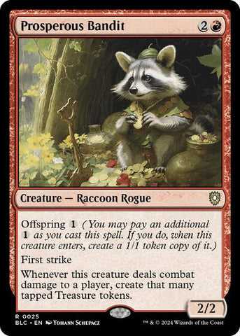 Prosperous Bandit (Commander: Bloomburrow) Near Mint