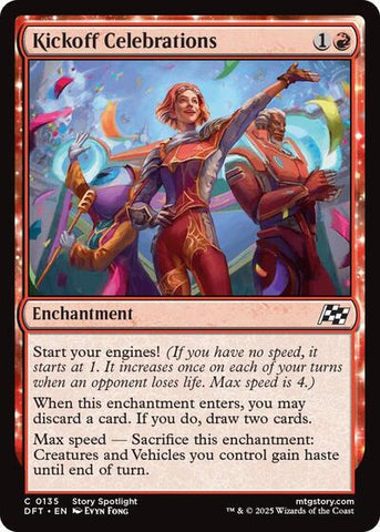 Kickoff Celebrations (Aetherdrift) Near Mint