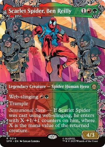 Scarlet Spider, Ben Reilly (Borderless) (Marvel's Spider-Man) Near Mint