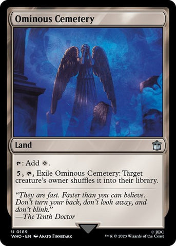 Ominous Cemetery (Universes Beyond: Doctor Who) Near Mint