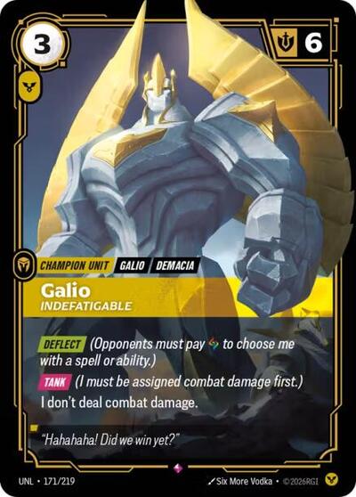 Galio Indefatigable (Unleashed) Near Mint Foil