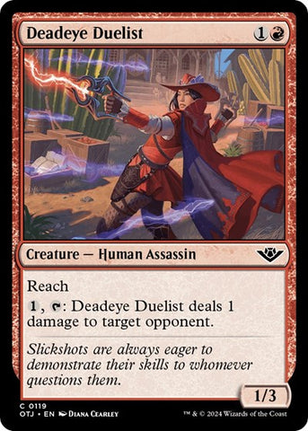 Deadeye Duelist (Outlaws of Thunder Junction) Near Mint Foil
