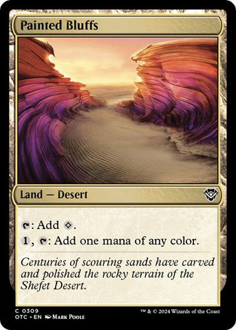 Painted Bluffs (Commander: Outlaws of Thunder Junction) Near Mint