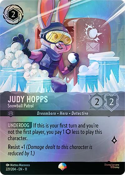 Judy Hopps - Snowball Patrol (Epic) (Winterspell) Near Mint Holofoil