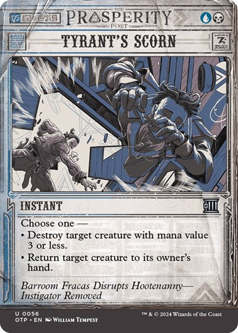 Tyrant's Scorn (Outlaws of Thunder Junction: Breaking News) Near Mint Foil