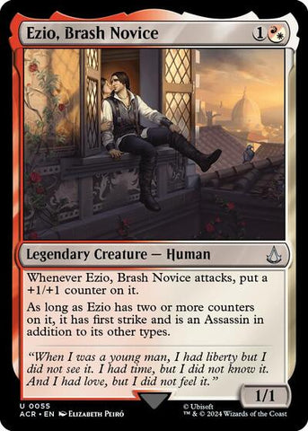 Ezio, Brash Novice (Universes Beyond: Assassin's Creed) Near Mint Foil